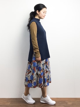 クボヤさん（レディース・157cm）の冬コーディネート