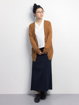 クボヤさん（レディース・157cm）の冬コーディネート