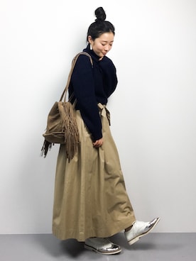 クボヤさん(レディース・157cm)の冬コーディネート