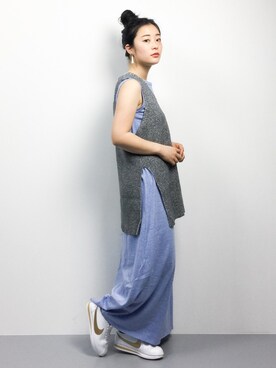 クボヤさん（レディース・157cm）の冬コーディネート