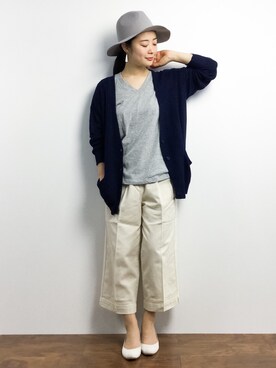 クボヤさん（レディース・157cm）の冬コーディネート