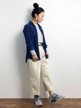 クボヤさん（レディース・157cm）の冬コーディネート