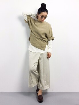 クボヤさん（レディース・157cm）の冬コーディネート