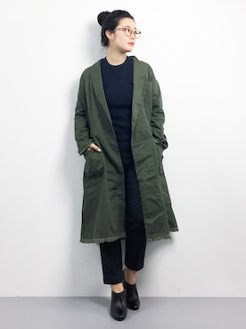 クボヤさん（レディース・157cm）の冬コーディネート