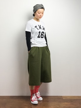 クボヤさん（レディース・157cm）の春コーディネート