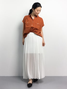 クボヤさん（レディース・157cm）の春コーディネート