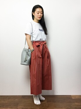 クボヤさん（レディース・157cm）の夏コーディネート