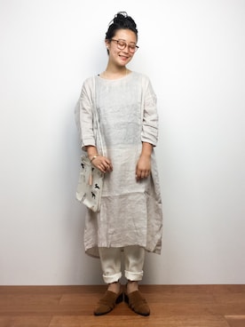 クボヤさん（レディース・157cm）の夏コーディネート