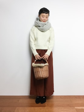 クボヤさん（レディース・157cm）の秋コーディネート