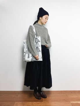 クボヤさん(レディース・157cm)の秋コーディネート