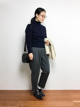 クボヤさん（レディース・157cm）の秋コーディネート