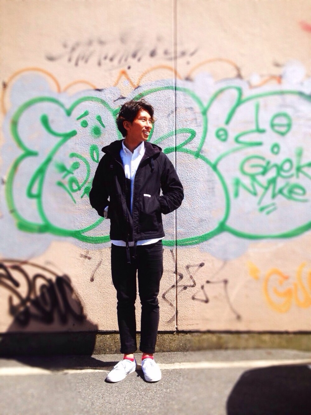 メンズの春コーディネートの1枚目の写真