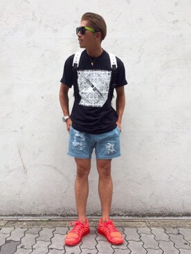 よしやす(34歳)さん（メンズ・175cm）の夏コーディネート