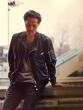 「Bennu（ヴェンヌ）のアイテム」を使った、genoさん（メンズ・173cm）の春コーディネート