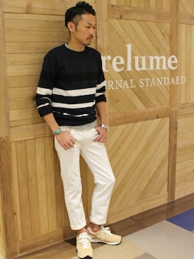 「カシミヤ」｜hirokiさん（メンズ・175cm）の冬コーディネート