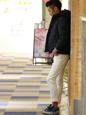 「タイムセール」｜「アイテム（ジャケット/アウター）」を使った、hirokiさん（メンズ・175cm）の冬コーディネート