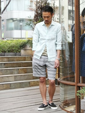 「ショーツスタイル」｜hirokiさん（メンズ・175cm）の春コーディネート