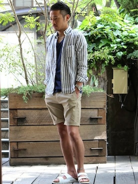 「ショーツスタイル」｜hirokiさん（メンズ・175cm）の春コーディネート