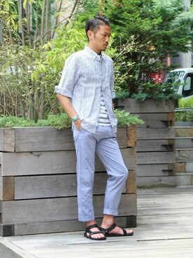 hirokiさん（メンズ・175cm）の夏コーディネート