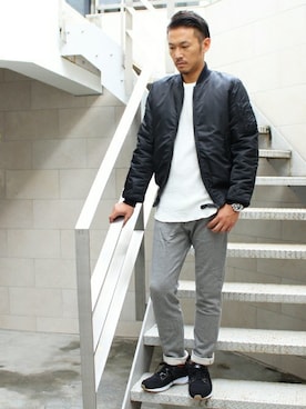 「alpha」｜hirokiさん（メンズ・175cm）の秋コーディネート