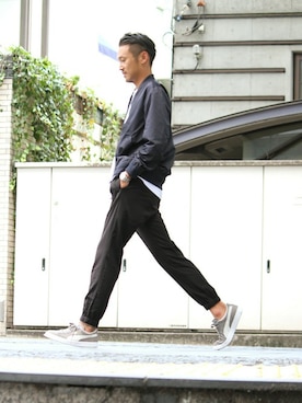 「JOURNAL STANDARD relume（ジャーナルスタンダード　レリューム）のアイテム（MA-1）」を使った、hirokiさん（メンズ・175cm）の夏コーディネート