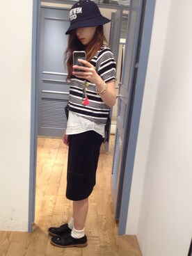 momocoさん（レディース・163cm）の夏コーディネート