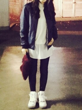 momocoさん（レディース・163cm）の冬コーディネート