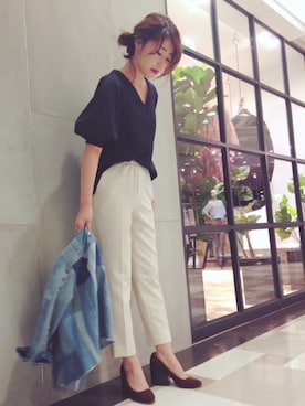 momocoさん（レディース・163cm）の夏コーディネート