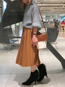 「ジーユー」｜ryokoさん（レディース・149cm）の秋コーディネート