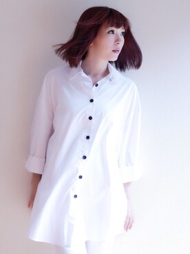 「7のアイテム」を使った、Eyes'さん（レディース・162cm）の夏コーディネート