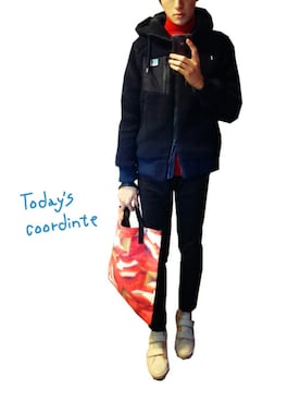 「HELLY HANSEN（ヘリーハンセン）のアイテム（ブルゾン）」を使った、よたろーさん（メンズ・178cm）の春コーディネート