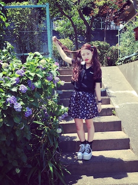 ıɐɹnʞɐs ıʞɐsさん（レディース・151cm）の夏コーディネート