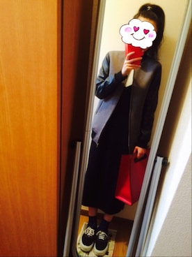 「白トップス」｜「アイテム（ブルゾン）」を使った、マンゴーパインソースさん（レディース・158cm）の秋コーディネート