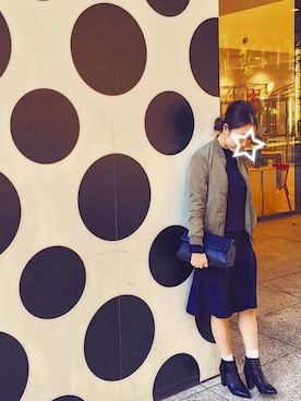 「IENA」｜「アイテム（ブーティ）」を使った、maiさん（レディース・153cm）の秋コーディネート