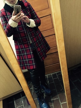 「Jane Marple（ジェーンマープル）のアイテム（その他アウター）」を使った、orieさん（レディース・159cm）の冬コーディネート