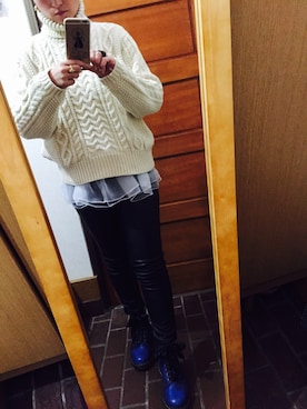「DRESS CODE（ドレスコード）のアイテム」を使った、orieさん（レディース・159cm）の冬コーディネート