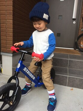 AOさん（キッズ・100cm）の秋コーディネート