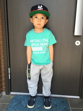 AOさん（キッズ・100cm）の春コーディネート