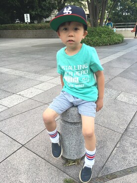 AOさん（キッズ・100cm）の夏コーディネート