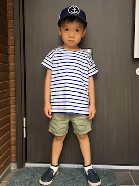 AOさん（キッズ・100cm）の夏コーディネート