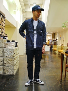 「shirts．（シャツ）のアイテム」を使った、kidaさん（メンズ・170cm）の夏コーディネート