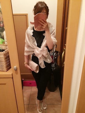 「横浜」｜「アイテム（つなぎ/オールインワン）」を使った、치에♡さん（レディース・159cm）の冬コーディネート