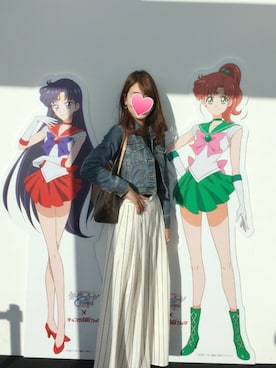 「セーラームーン展」｜치에♡さん（レディース・159cm）の春コーディネート