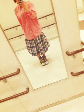 「LUCY（ルーシー）のアイテム」を使った、かわさきなお、さん（レディース・163cm）の春コーディネート
