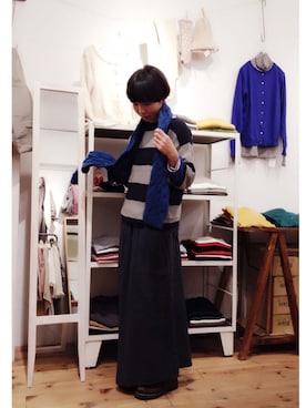 「アイテム（その他トップス）」を使った、YARRA吉祥寺店さん（レディース・153cm）の冬コーディネート