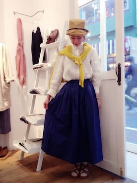 「Odds（オッズ）のアイテム（帽子）」を使った、YARRA吉祥寺店さん（レディース・150cm）の春コーディネート