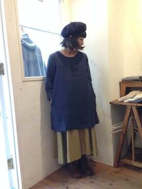 「YARRA（ヤラ）のアイテム」を使った、YARRA吉祥寺店さん（レディース・153cm）の秋コーディネート
