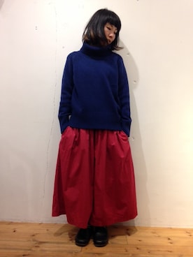 「YARRA（ヤラ）のアイテム」を使った、YARRA吉祥寺店さん（レディース・153cm）の秋コーディネート