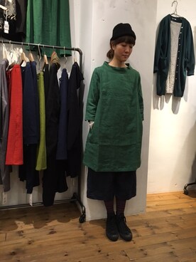 「YARRA（ヤラ）のアイテム」を使った、YARRA吉祥寺店さん（レディース・159cm）の秋コーディネート