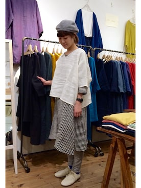 「Odds（オッズ）のアイテム」を使った、YARRA吉祥寺店さん（レディース・159cm）の冬コーディネート